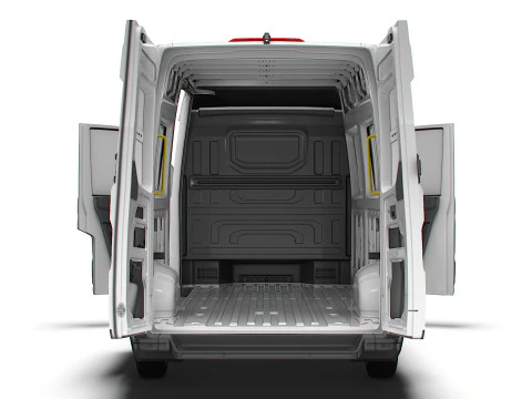 MAN TGE Van LWB HR HQInterior 2025 UKspec 3D Model