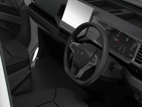 MAN TGE Van LWB HR HQInterior 2025 UKspec Model 3D
