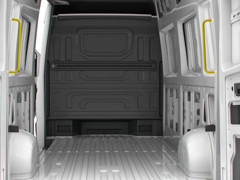 MAN TGE Van LWB HR HQInterior 2025 UKspec 3D Model