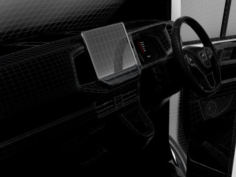 MAN TGE Van LWB HR HQInterior 2025 UKspec Model 3D