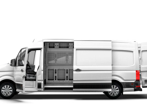 MAN TGE Van LWB HR HQInterior 2025 UKspec 3D Model