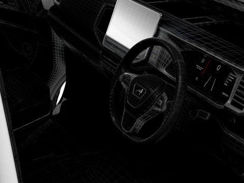 MAN TGE Van LWB HR HQInterior 2025 UKspec Model 3D