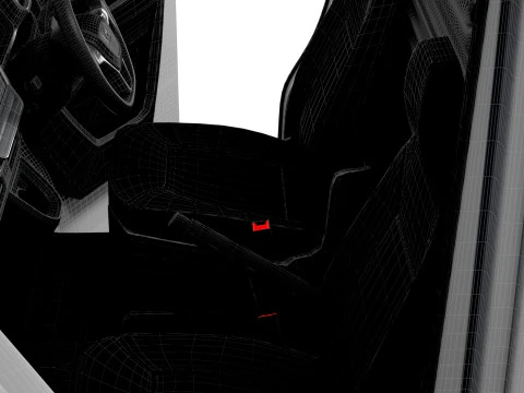 MAN TGE Van LWB HR HQInterior 2025 UKspec 3D Model