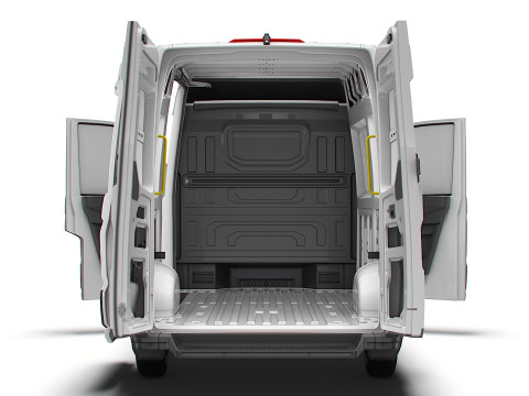 MAN TGE Van MWB HR HQInterior 2025 UKspec 3Dモデル