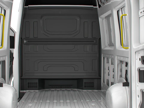 MAN TGE Van MWB HR HQInterior 2025 UKspec 3D Model