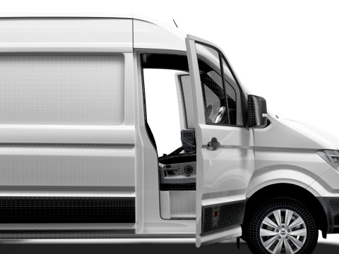 MAN TGE Van MWB HR HQInterior 2025 UKspec 3Dモデル