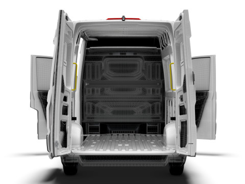 MAN TGE Van MWB HR HQInterior 2025 UKspec 3Dモデル