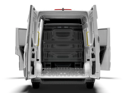 MAN TGE Van MWB HR HQInterior 2025 UKspec 3D Model