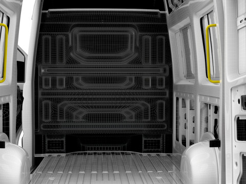 MAN TGE Van MWB HR HQInterior 2025 UKspec 3Dモデル