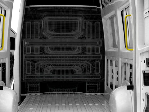 MAN TGE Van MWB HR HQInterior 2025 UKspec 3D Model