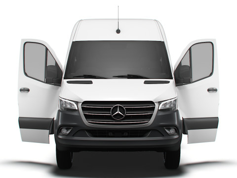 Mercedes Sprinter L2H2 RWD HQ Interior 2025 UKspec Modelo 3D