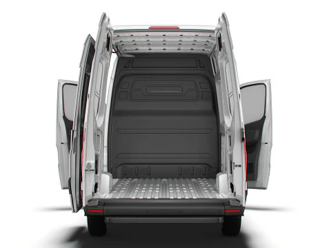 Mercedes Sprinter L2H2 RWD HQ Interior 2025 UKspec 3D Model