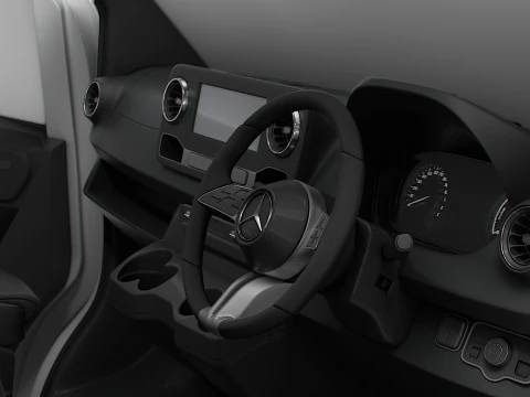 Mercedes Sprinter L2H2 RWD HQ Interior 2025 UKspec 3D Model