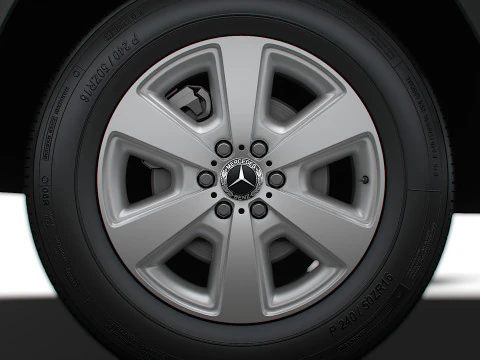 Mercedes Sprinter L2H2 RWD HQ Interior 2025 UKspec 3D Model