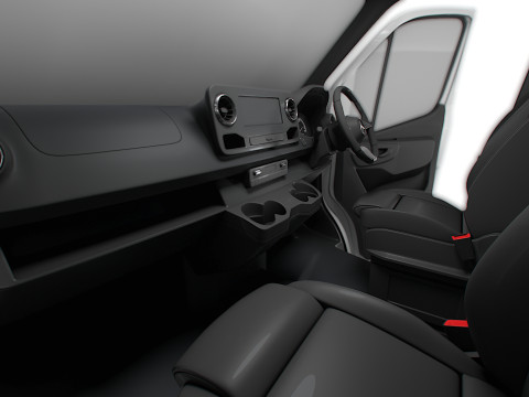Mercedes Sprinter L2H2 RWD HQ Interior 2025 UKspec Modelo 3D