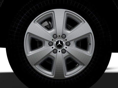 Mercedes Sprinter L2H2 RWD HQ Interior 2025 UKspec Modelo 3D
