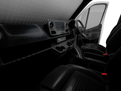 Mercedes Sprinter L2H2 RWD HQ Interior 2025 UKspec Modelo 3D