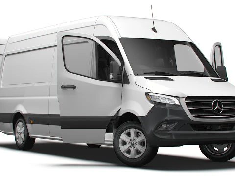 मर्सिडीज स्प्रिंटर L3H2 RWD मुख्यालय इंटीरियर 2025 यूकेस्पेक 3D मॉडल