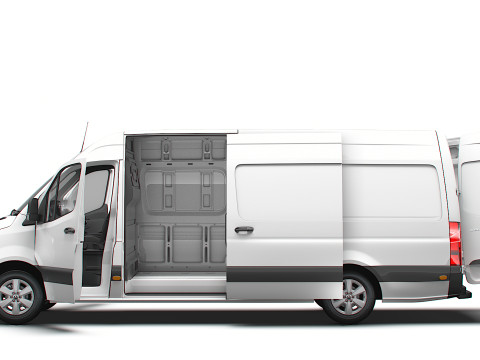 Mercedes Sprinter L3H2 RWD HQ Interior 2025 UKspec Modelo 3D