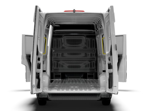 VW Crafter Van LWB HR HQInterior 2025 UKspec 3D Modell