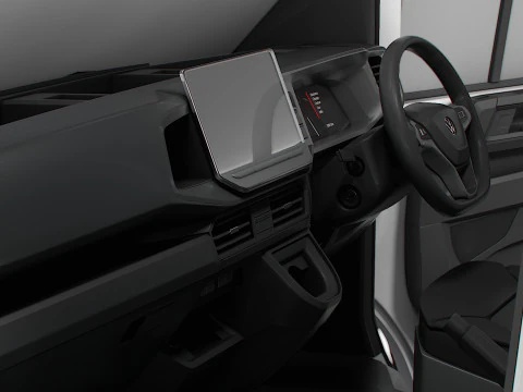 VW Crafter Van MWB HR HQInterior 2025 UKspec 3D Model