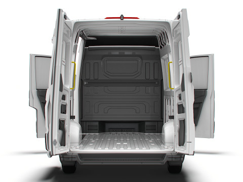 VW Crafter Van MWB HR HQInterior 2025 UKspec 3D 模型