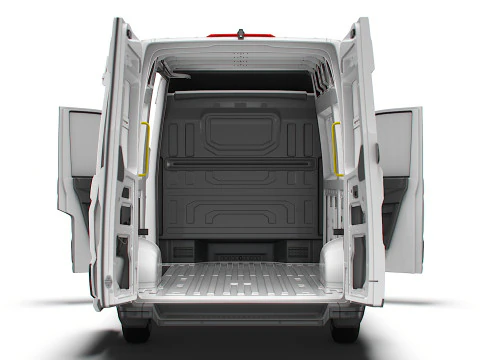 VW Crafter Van MWB HR HQInterior 2025 UKspec 3D Model