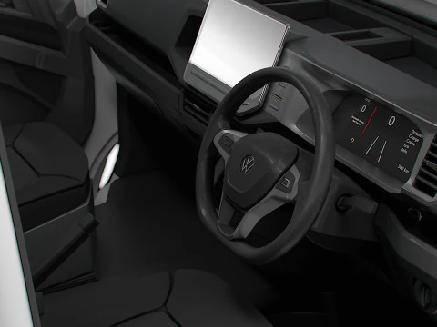 VW Crafter Van MWB HR HQInterior 2025 UKspec 3D Model