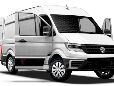 VW Crafter Van MWB HR HQInterior 2025 UKspec 3D 模型