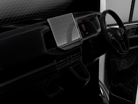 VW Crafter Van MWB HR HQInterior 2025 UKspec 3D 模型