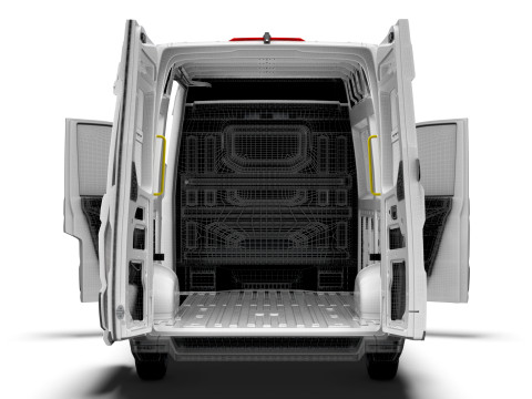 VW Crafter Van MWB HR HQInterior 2025 UKspec 3D 模型