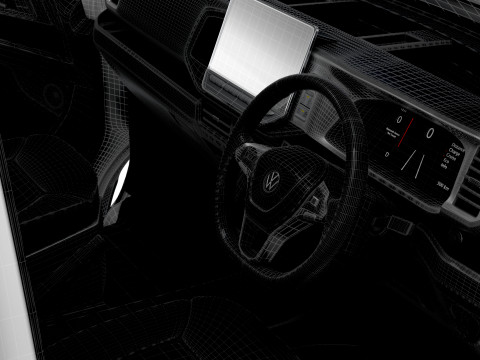 VW Crafter Van MWB HR HQInterior 2025 UKspec 3D 模型