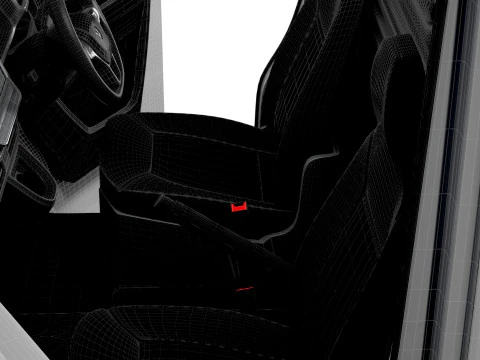 VW Crafter Van MWB HR HQInterior 2025 UKspec 3D Model