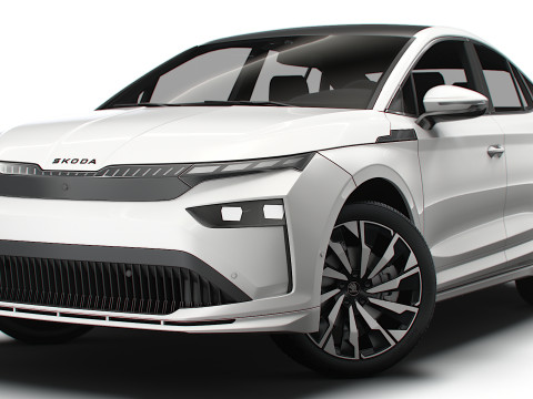 Skoda Enyaq Coupe 85x 2026 3D Model