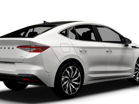Skoda Enyaq Coupe 85x 2026 3D Model