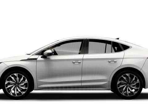 Skoda Enyaq Coupe 85x 2026 3D Model