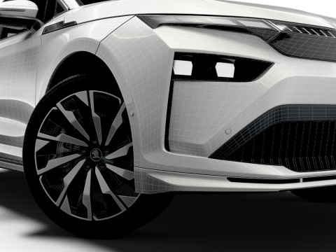 Skoda Enyaq Coupe 85x 2026 3D Model