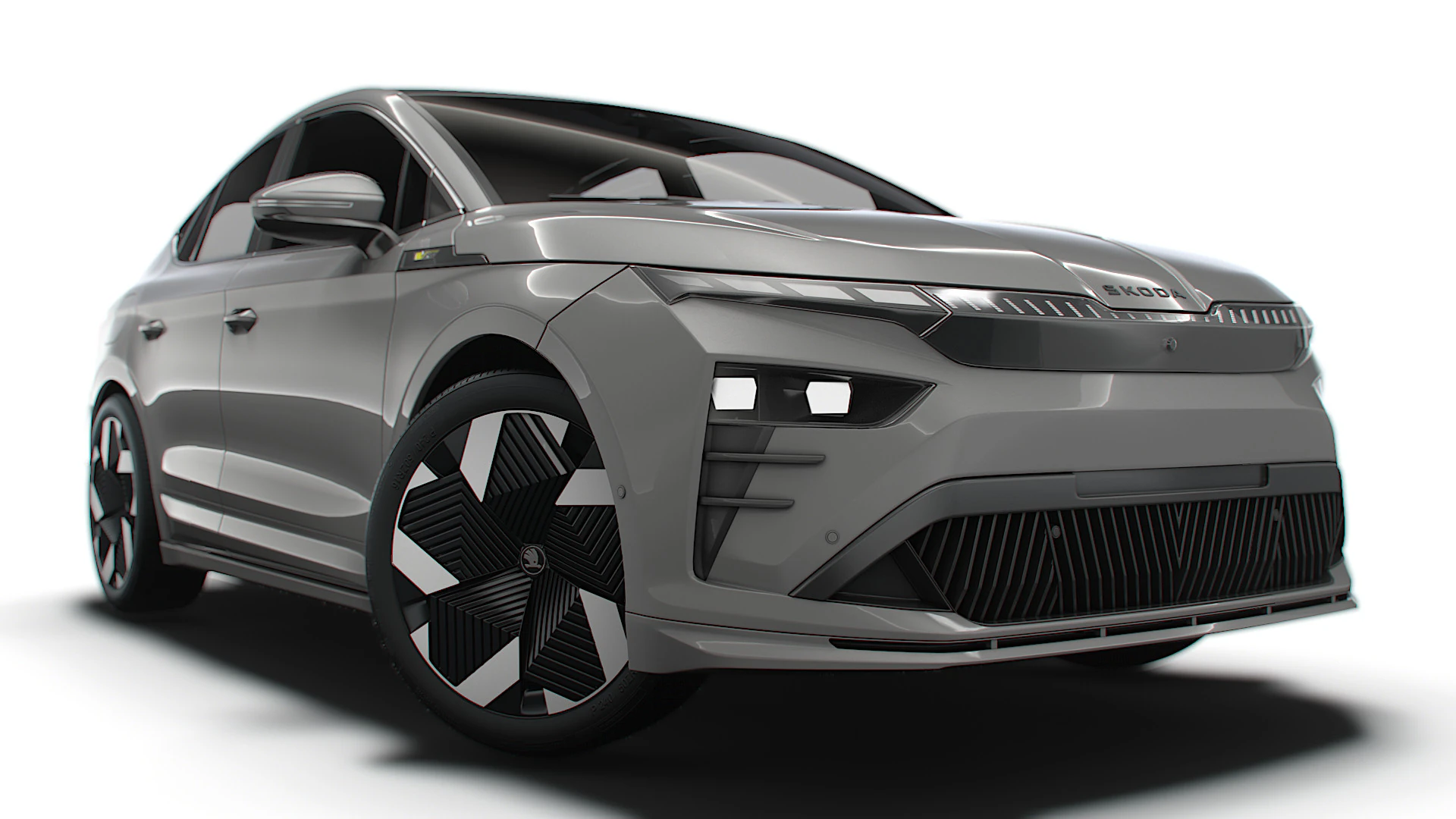 Skoda Enyaq Coupe RS 2026 3D Model .c4d .max .obj .3ds .fbx .stl .blend 