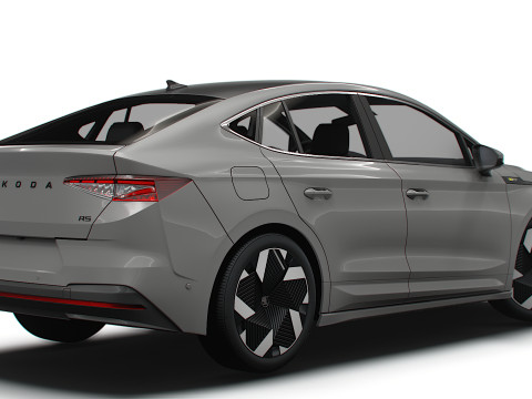 Skoda Enyaq Coupe RS 2026 3D मॉडल