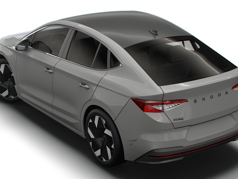 Skoda Enyaq Coupe RS 2026 3D मॉडल