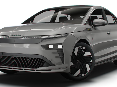 Skoda Enyaq Coupe RS 2026 3D मॉडल