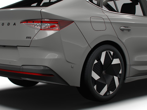 Skoda Enyaq Coupe RS 2026 3D मॉडल