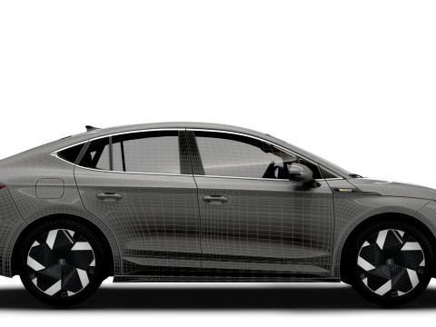 Skoda Enyaq Coupe RS 2026 3D मॉडल