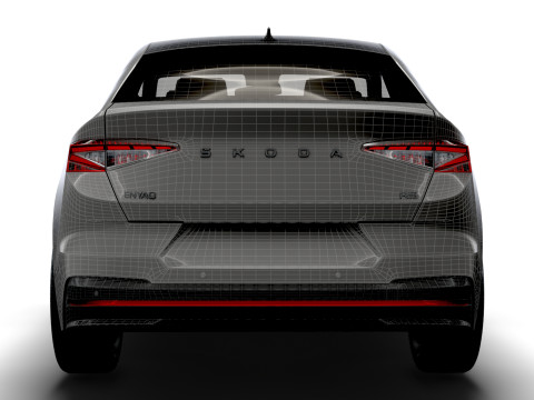 Skoda Enyaq Coupe RS 2026 3D मॉडल