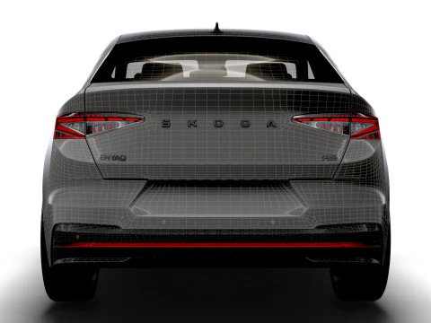 Skoda Enyaq Coupe RS 2026 3D Model