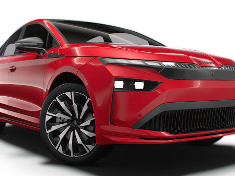 Skoda Enyaq Coupe Sportline 2026 Model 3D