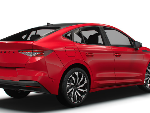 Skoda Enyaq Coupe Sportline 2026 3Dモデル