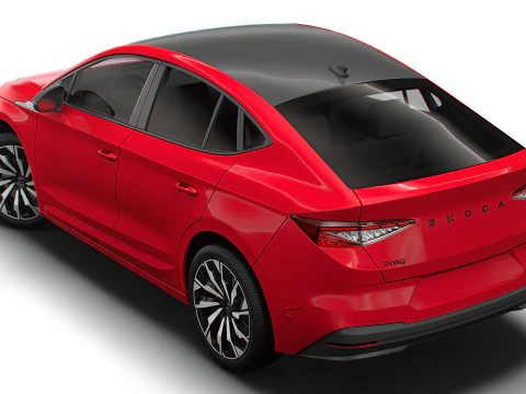 Skoda Enyaq Coupe Sportline 2026 3D Model
