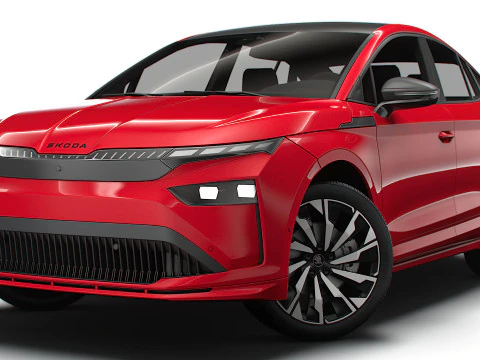 Skoda Enyaq Coupe Sportline 2026 3D Model
