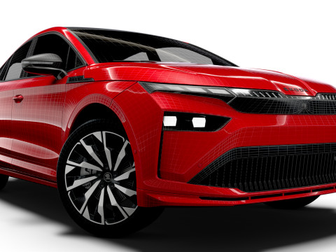 Skoda Enyaq Coupe Sportline 2026 3Dモデル